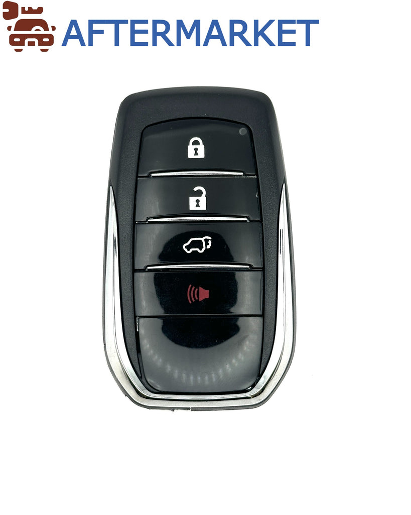 Toyota 4 Button Smart Key B2Z2K2P 433MHz, Aftermarket