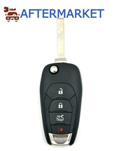 Load image into Gallery viewer, Chevrolet 4 Button HU100 Flip Key Shell , Aftermarket