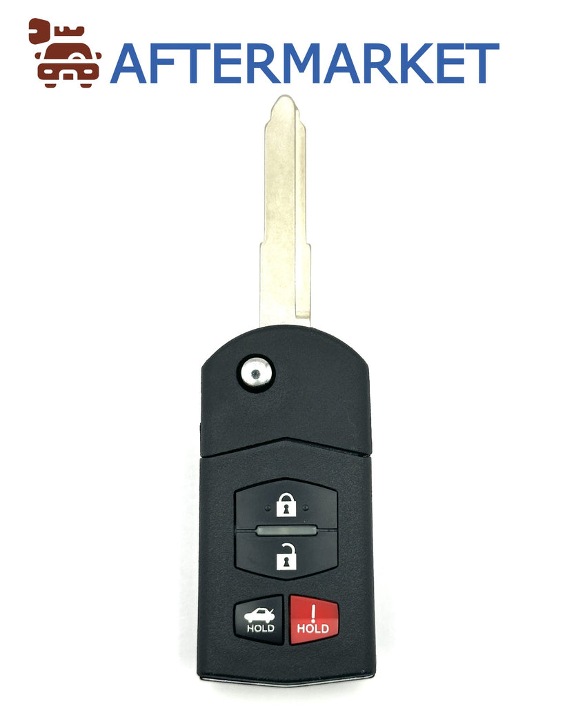 Mazda 4 Button Flip Key KPU41788 314MHz, Aftermarket