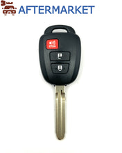 Load image into Gallery viewer, Toyota 3 Button Remote Head Key GQ4-52T 314.4MHz, Aftermarket