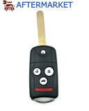 Acura 4 Button Flip Key MLBHLIK-1T 434MHz, Aftermarket