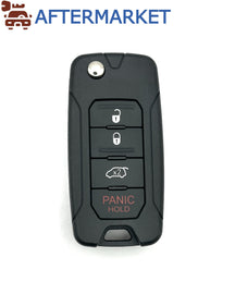 Chrysler/ Dodge/Jeep 4 Button Flip Key OHT692713AA/OHT692427AA/ KOBDT04A 315 MHz, Aftermarket