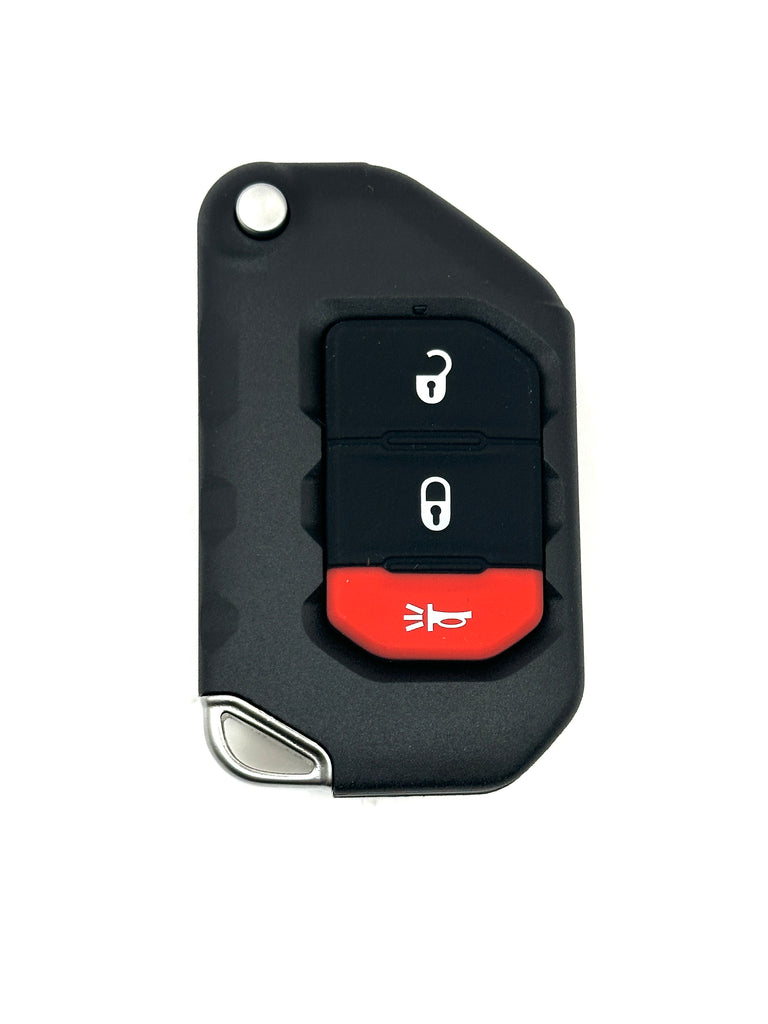 Jeep 3 Button Flip Key OHT1130261 433MHz, Aftermarket