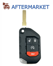 Cargar imagen en el visor de la galería, Jeep 4 Button Flip Key OHT1130261 433MHz, Aftermarket