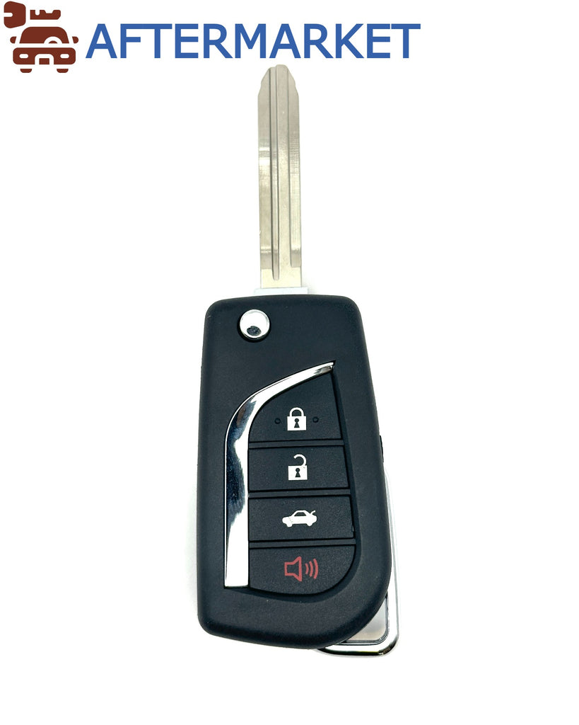 Toyota 4 Button Flip Key GQ43VT20T 315MHz, Aftermarket