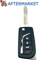 Cargar imagen en el visor de la galería, Toyota 4 Button Flip Key GQ43VT20T 315MHz, Aftermarket