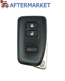 Lexus 3 Button Smart Key HYQ14FBA (AG Board) 314MHz, Aftermarket