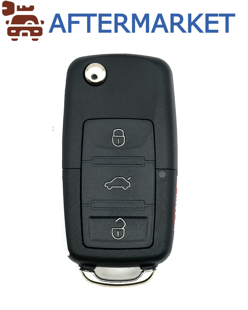 KEDIY Volkswagen Style Multi-functional 4 Button Flip Key, Aftermarket