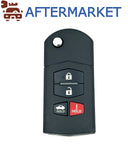 Mazda 4 Button Flip Key BGBX1T478SKE12501 315MHz, Aftermarket