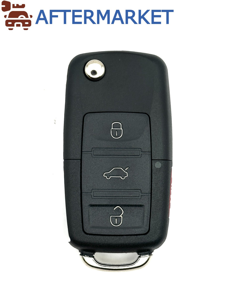 KEDIY Volkswagen Style Multi-functional 4 Button Flip Key, Aftermarket
