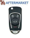 KEDIY Buick Style Multi-functional 4 Button Flip Key, Aftermarket