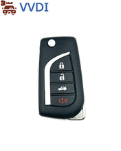 Cargar imagen en el visor de la galería, VVDI Toyota Style 4 Button Flip Key, Aftermarket