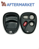 Buick/Cadillac/Chevrolet 4 Button Remote Shell, Aftermarket