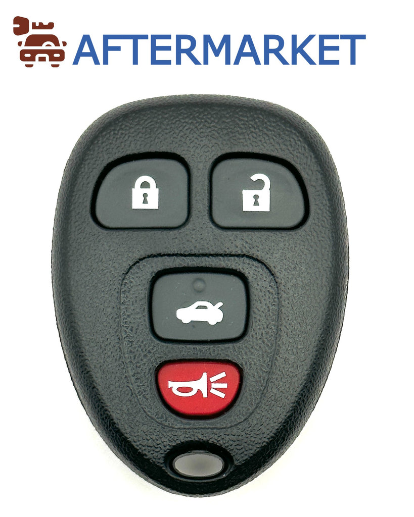 Buick/Chevrolet/GM 4 Button Remote Shell, Aftermarket