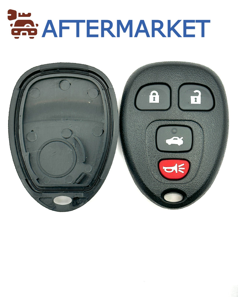 Buick/Chevrolet/GM 4 Button Remote Shell, Aftermarket