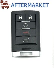 Cadillac 5 Button Smart Key NBG009768T 315MHz, Aftermarket