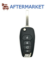 Cargar imagen en el visor de la galería, Chevrolet 4 Button Flip key LXP-T004 433 MHz, Aftermarket