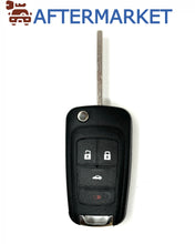 Load image into Gallery viewer, Buick/Chevrolet/GM 4 Button HU100 Flip key Shell , Aftermarket