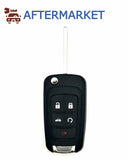 Chevrolet 5 Button Flip Key OHT01060512 315 MHz, Aftermarket