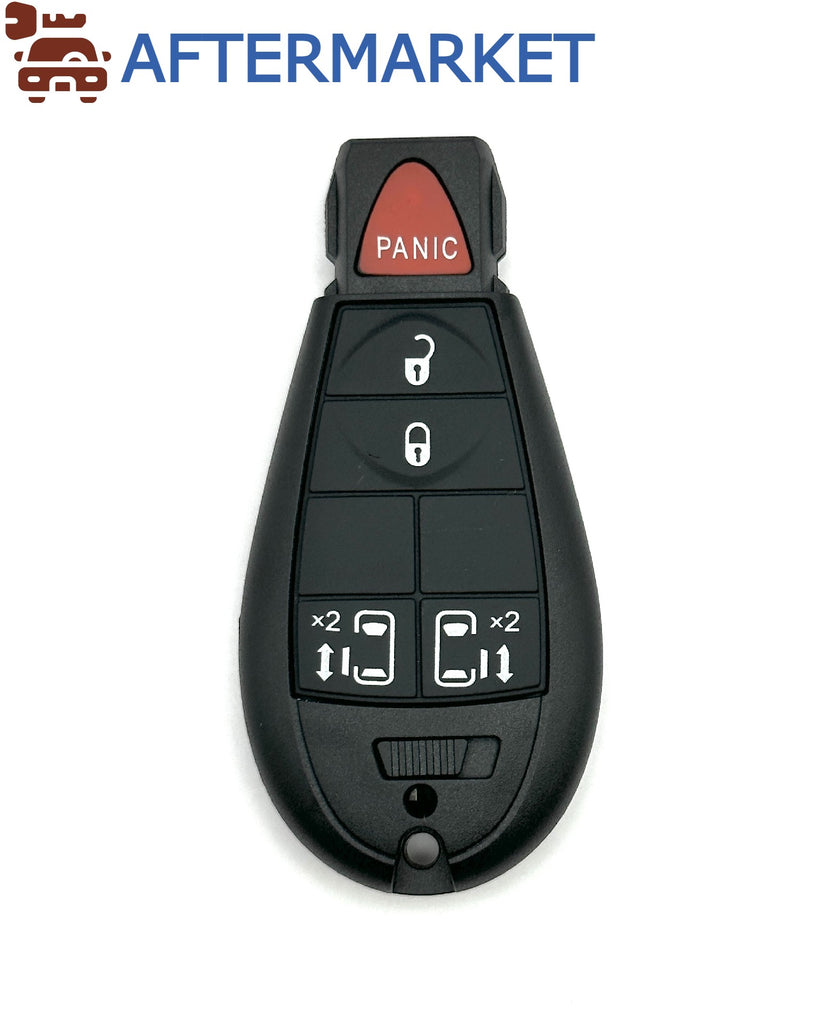 Chrysler/Dodge/Jeep 5 Button Fobik Key Shell, Aftermarket