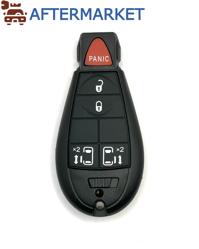 Chrysler/Dodge/Jeep 5 Button Fobik Key Shell, Aftermarket