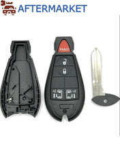 Cargar imagen en el visor de la galería, Chrysler/Dodge/Jeep 5 Button Fobik Key Shell, Aftermarket