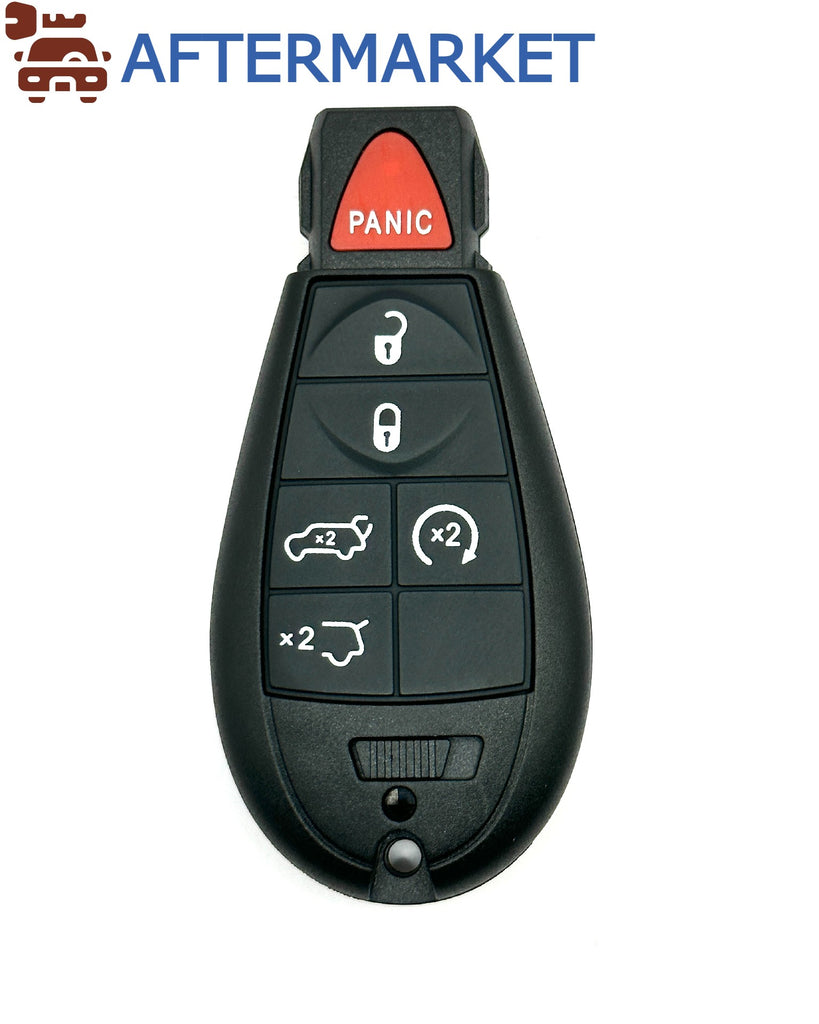 Chrysler/Dodge/Jeep 6 Button Fobik Key Shell, Aftermarket