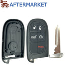 Jeep 5 Button Smart Key Shell, Aftermarket