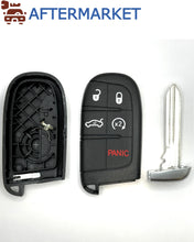 Cargar imagen en el visor de la galería, Chrysler/Dodge/Jeep 5 Button Smart Key Shell, Aftermarket