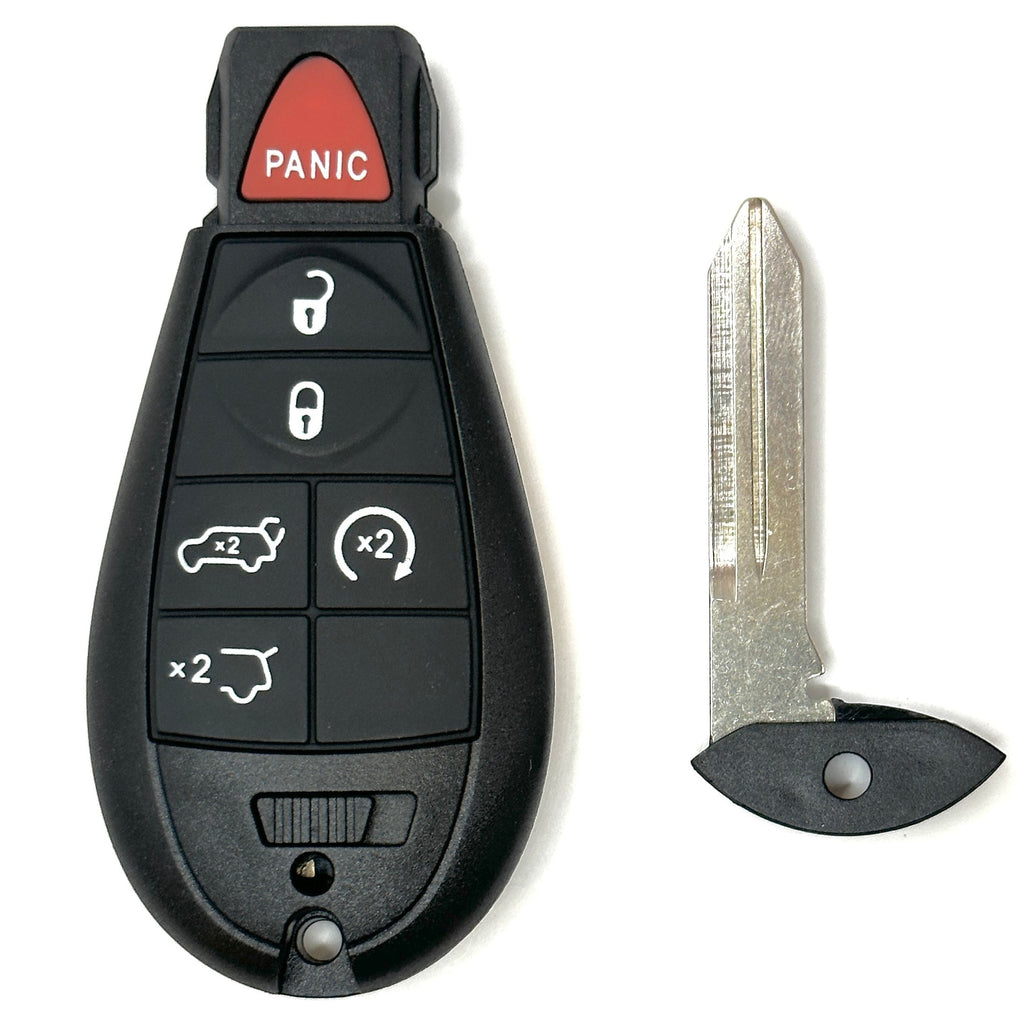 Chrysler/Dodge/Jeep 6 Button Fobik Key GQ4-53T 433 MHz, Aftermarket (Non-Prox)