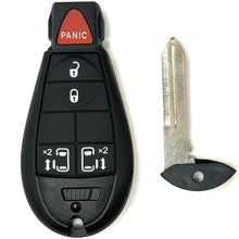 Cargar imagen en el visor de la galería, Chrysler/Dodge/Jeep 5 Button Fobik Key GQ4-53T 433MHz, Aftermarket