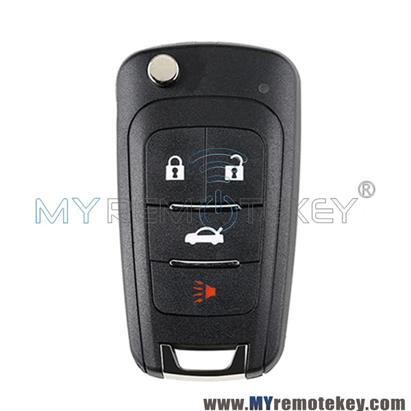 VVDI Chevrolet Style Multi-functional 4 Button Flip Key, Aftermarket