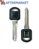 1997-2007 Chevrolet/GM B97-PT Transponder Key Shell, Aftermarket