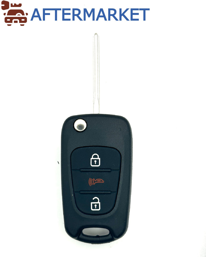 KIA 3 Button Flip Key Shell HY22, Aftermarket