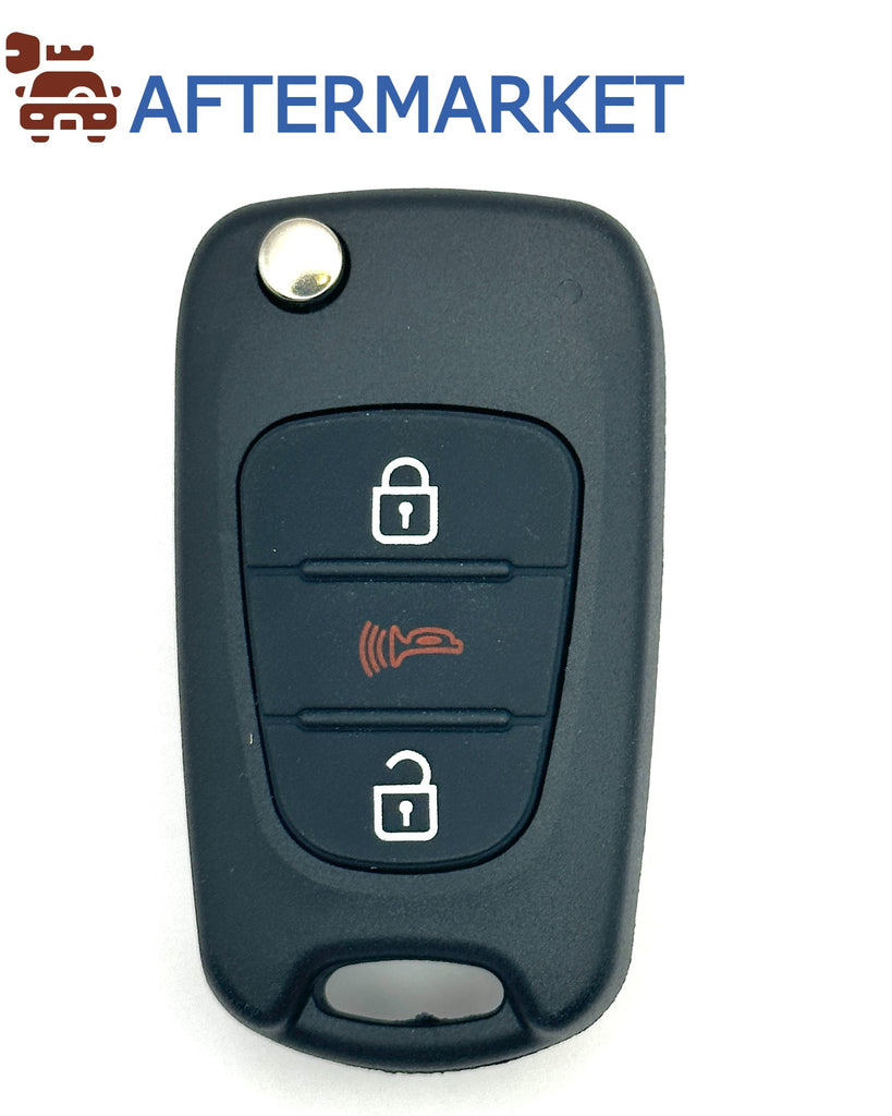 KIA 3 Button Flip Key Shell HY22, Aftermarket