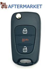 KIA 3 Button Flip Key Shell HY22, Aftermarket