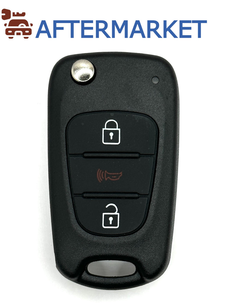 Kia 3 Button Flip Key Shell HY15, Aftermarket