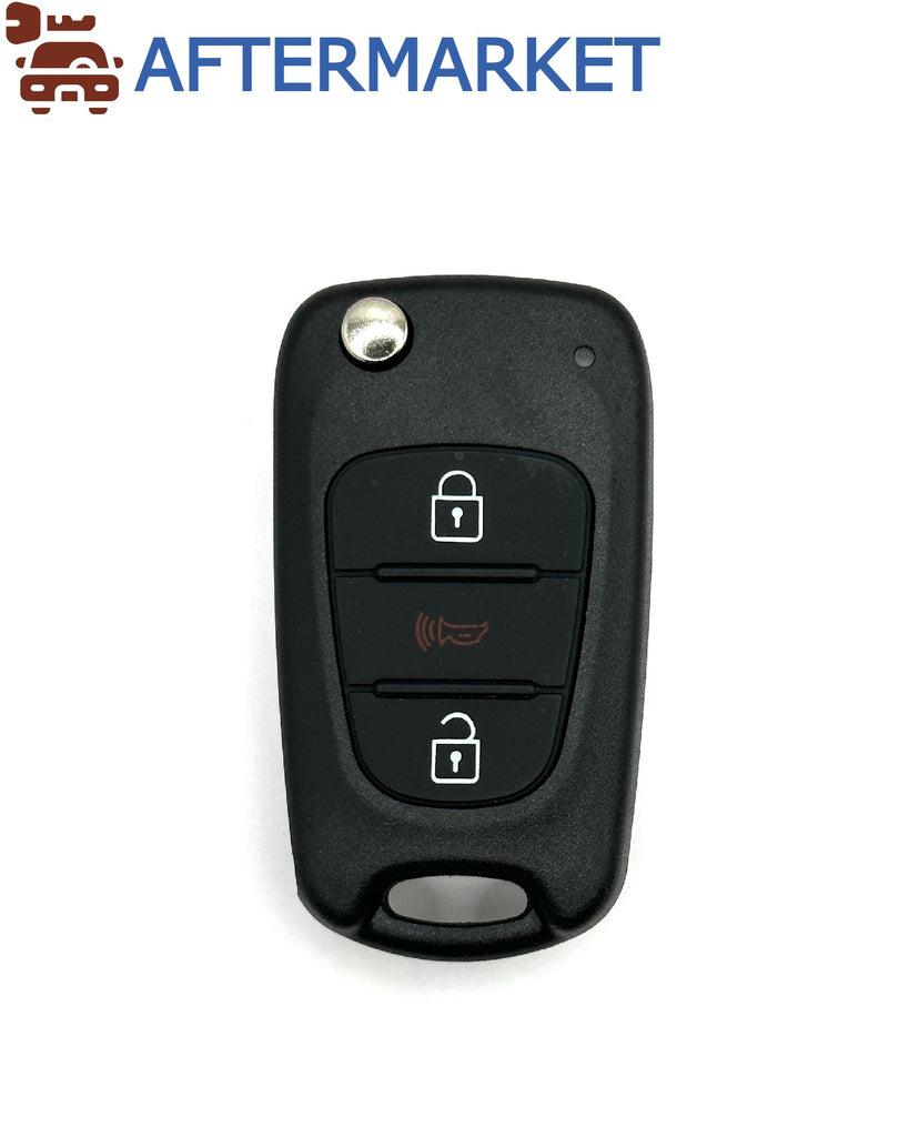 KIA 3 Button Flip Key Shell HY17, Aftermarket