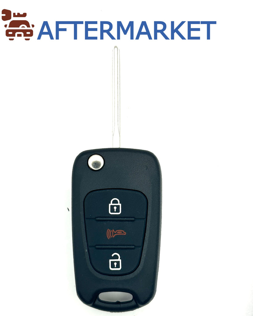 KIA 3 Button Flip Key Shell HY17, Aftermarket