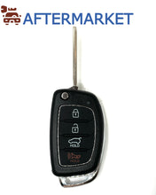 Cargar imagen en el visor de la galería, Hyundai 4 Button Flip Key Shell HY22, Aftermarket