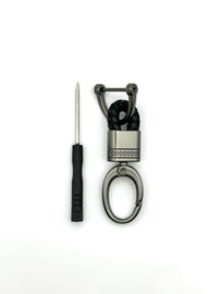 Toyota Silicone Key Fob Cover with key chain 6 button - Black