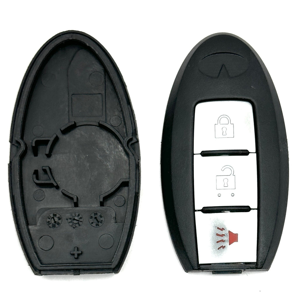 Nissan/Infiniti 3 Button Smart Key Shell KR55WK49622, Aftermarket