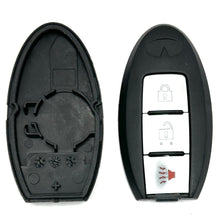 Load image into Gallery viewer, Nissan/Infiniti 3 Button Smart Key Shell KR55WK49622, Aftermarket