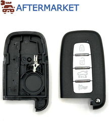 Hyundai/KIA 4 Button Smart Key Shell, Aftermarket