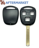 Lexus Transponder Key Shell - TOY48 (Short) -Aftermarket