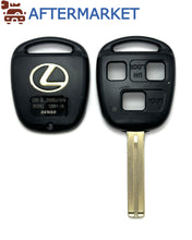 Cargar imagen en el visor de la galería, Lexus 3 Button Remote Head Key Shell TOY40(Short), Aftermarket