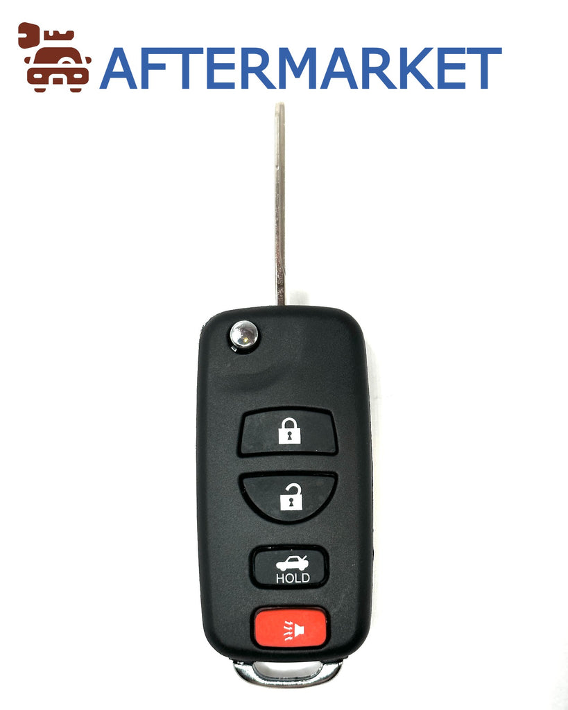 Nissan 4 Button Flip Key Shell DA34, Aftermarket