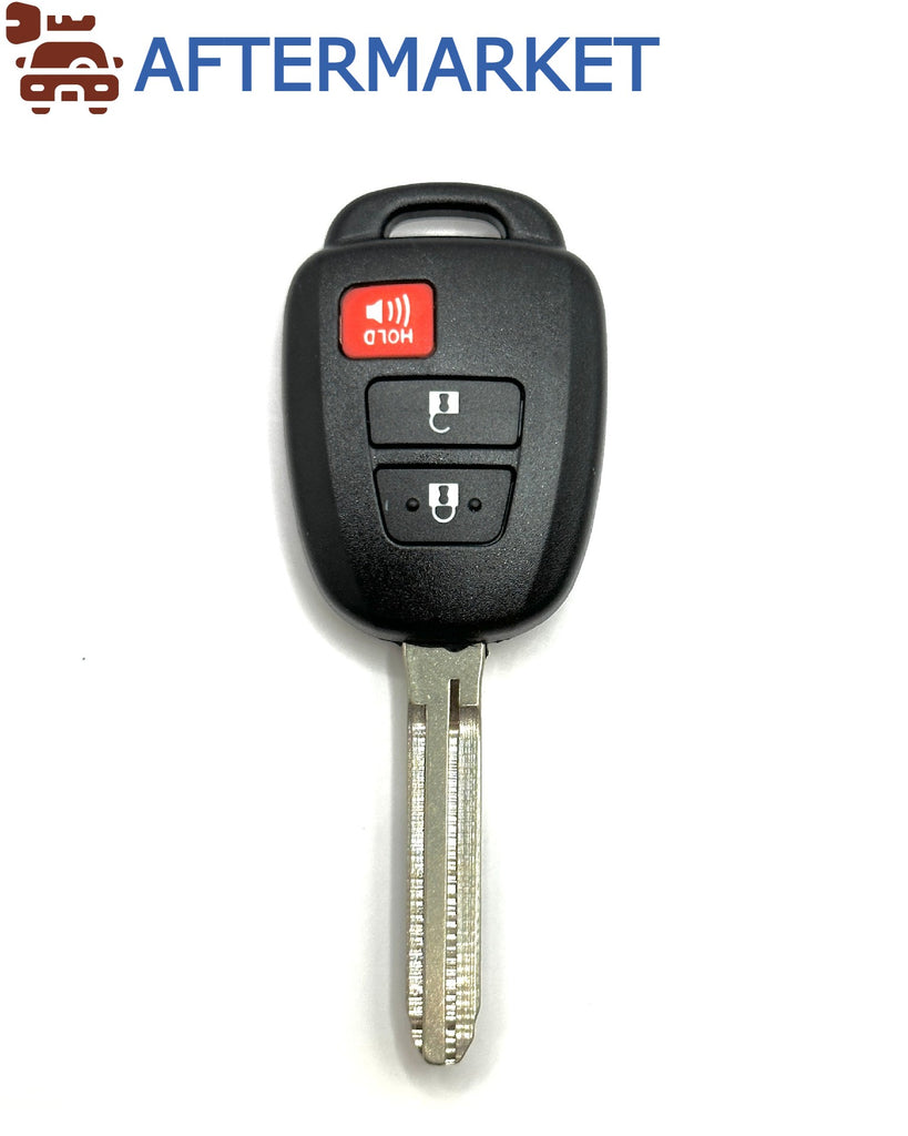 Toyota 3 Button Remote Head Key Shell TR47, Aftermarket