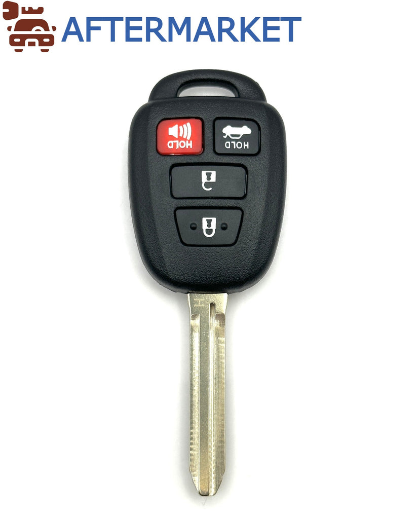 Toyota 4 Button Remote Head Key Shell ﻿TR47, Aftermarket