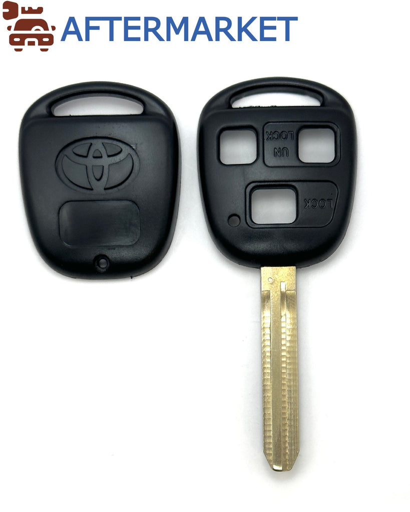 Toyota 3 Button Remote Head Key Shell TR47, Aftermarket